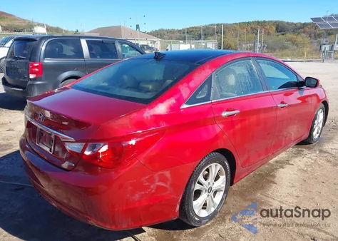2013 Hyundai Sonata Limited from USA, damaged, VIN 5NPEC4AC6DH597645